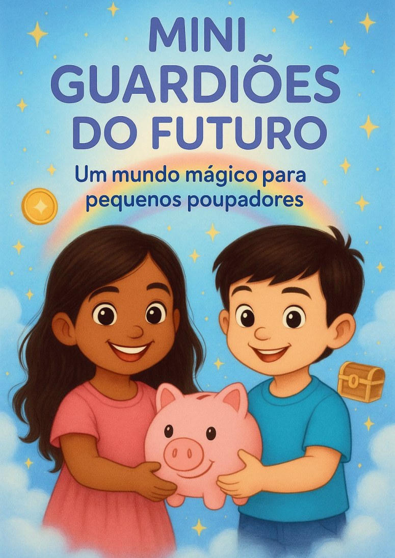 Capa real do e-book Mini Guardiões do Futuro: um mundo mágico para pequenos poupadores